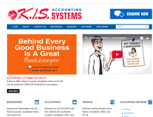 Tablet Screenshot of kisaccounting.com.au